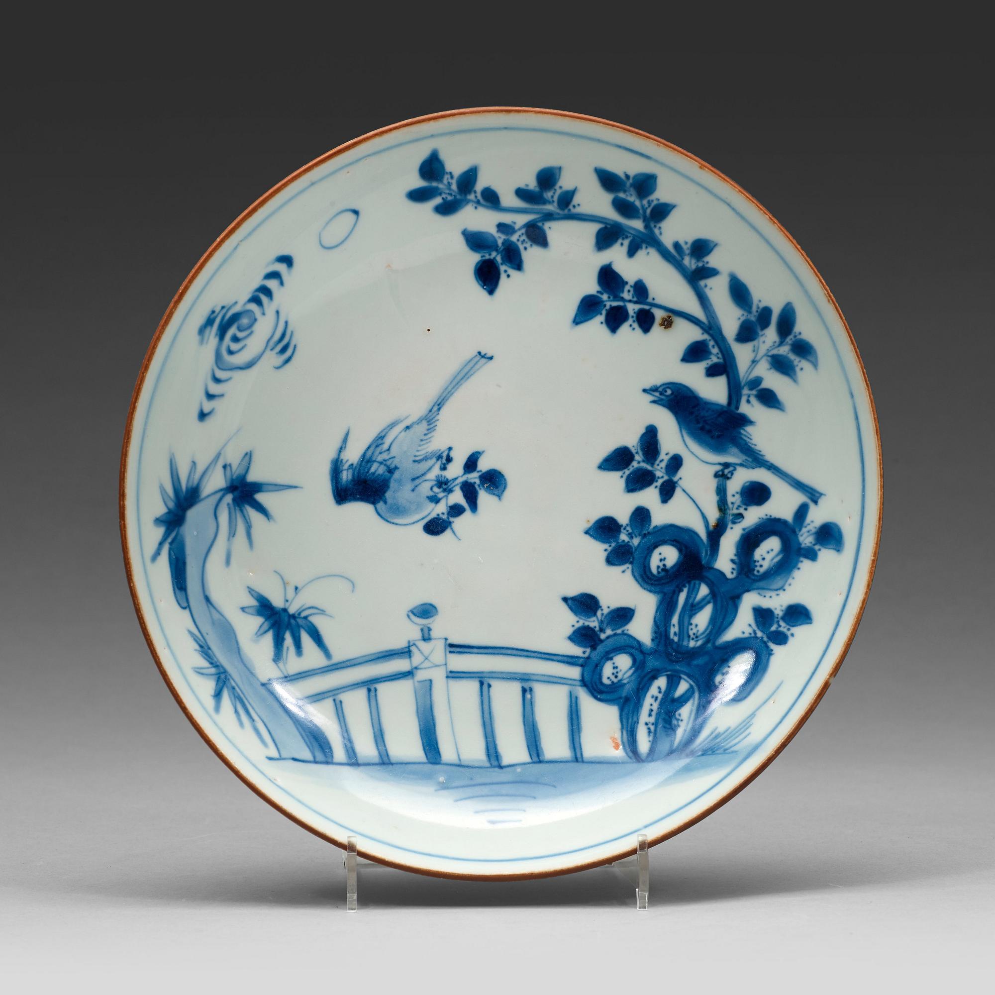 FAT, porslin. Transition, 1600-tal. Hallmärke.
