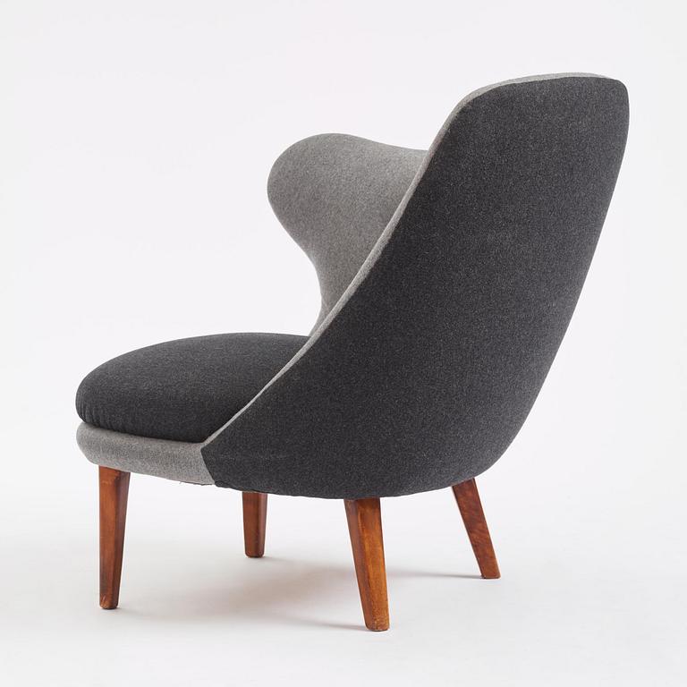 Arne Norell, a "Gary" (the Thumb) easy chair, Gösta Westerberg, Stockholm, 1950s.