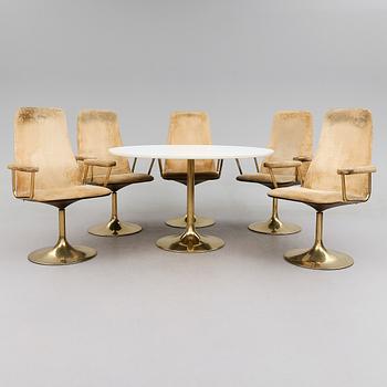 MATGRUPP, 6 delar, Johansson Design, 1900-talets andra hälft.
