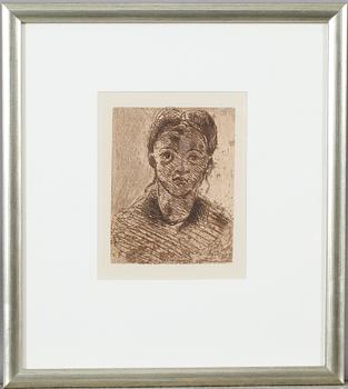 PAUL CÉZANNE, etching, not signed, posthumous prints.