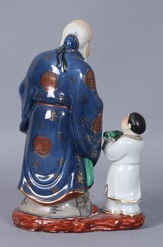 FIGURIN, porslin, Kina, 1900-tal.