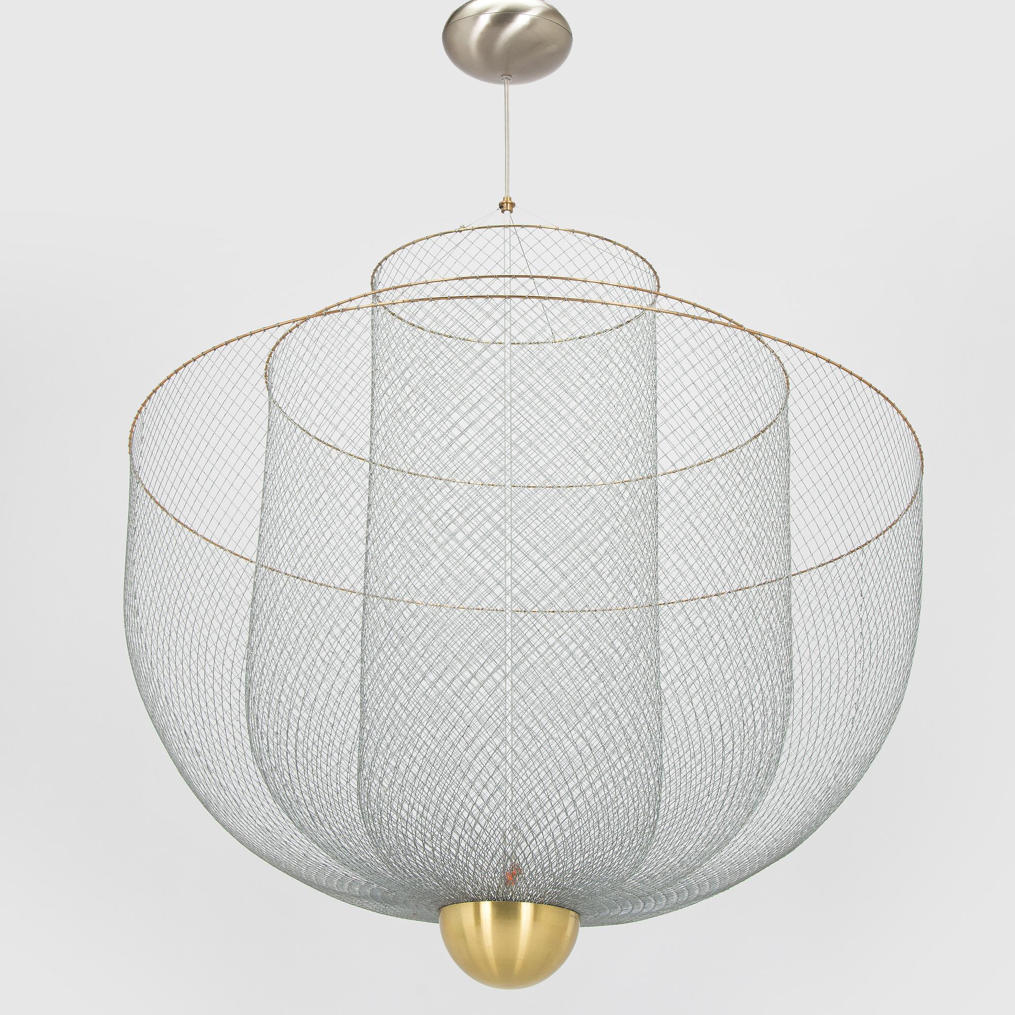 Rick Tegelaar, kattovalaisin "Meshmatics Chandelier", Moooi.