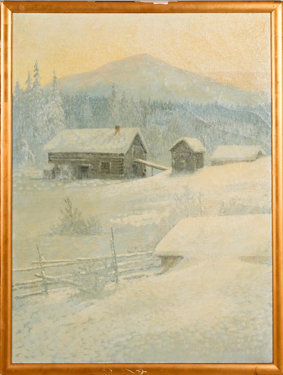 OLOF WALFRID NILSSON, olja på duk, signerad.