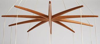 Uno & Östen Kristiansson, a ceiling lamp, Luxus, Vittsjö, Sweden 1950-1960s.