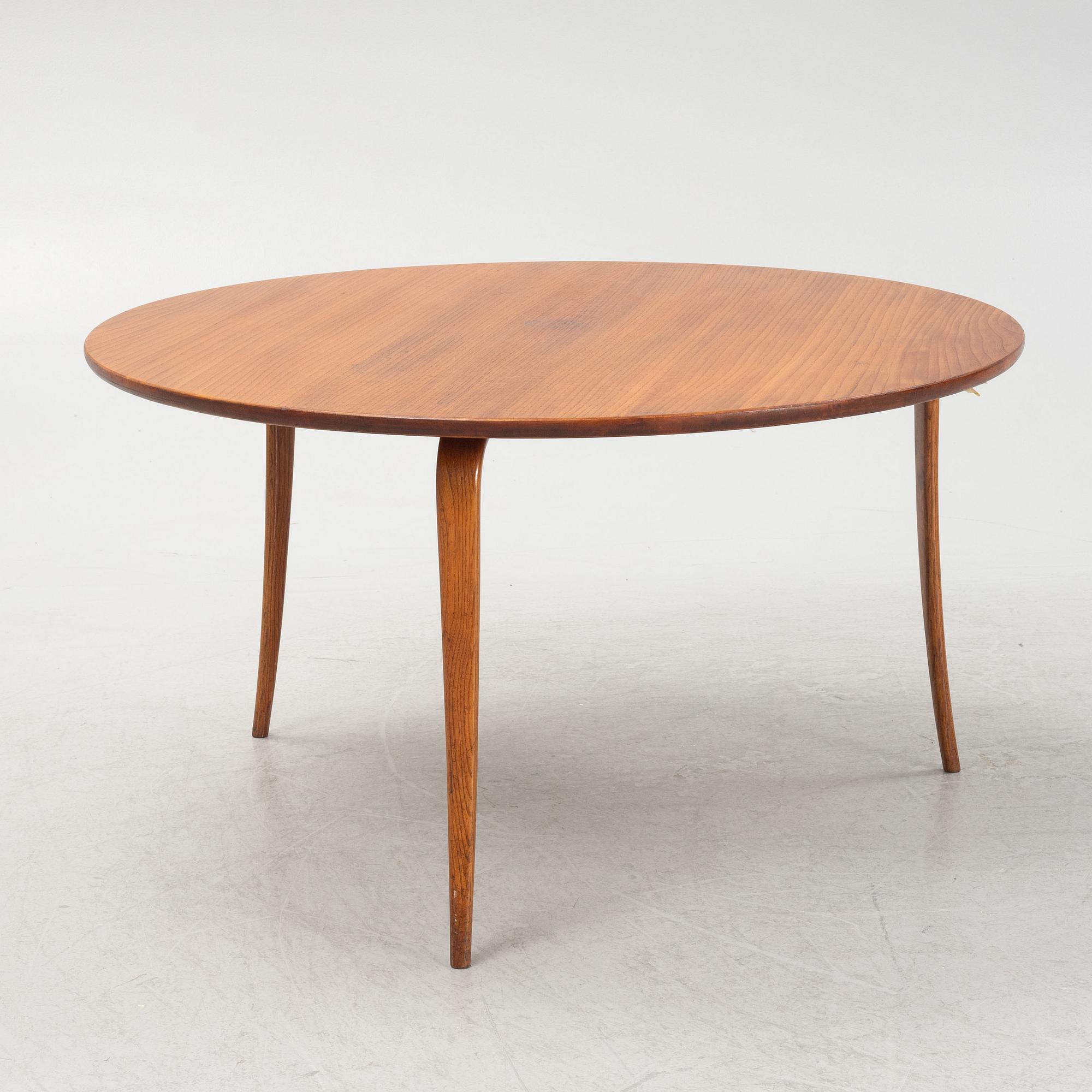 Bruno Mathsson, an 'Annika' coffee table, Karl Mathsson, Värnamo, 1940's.
