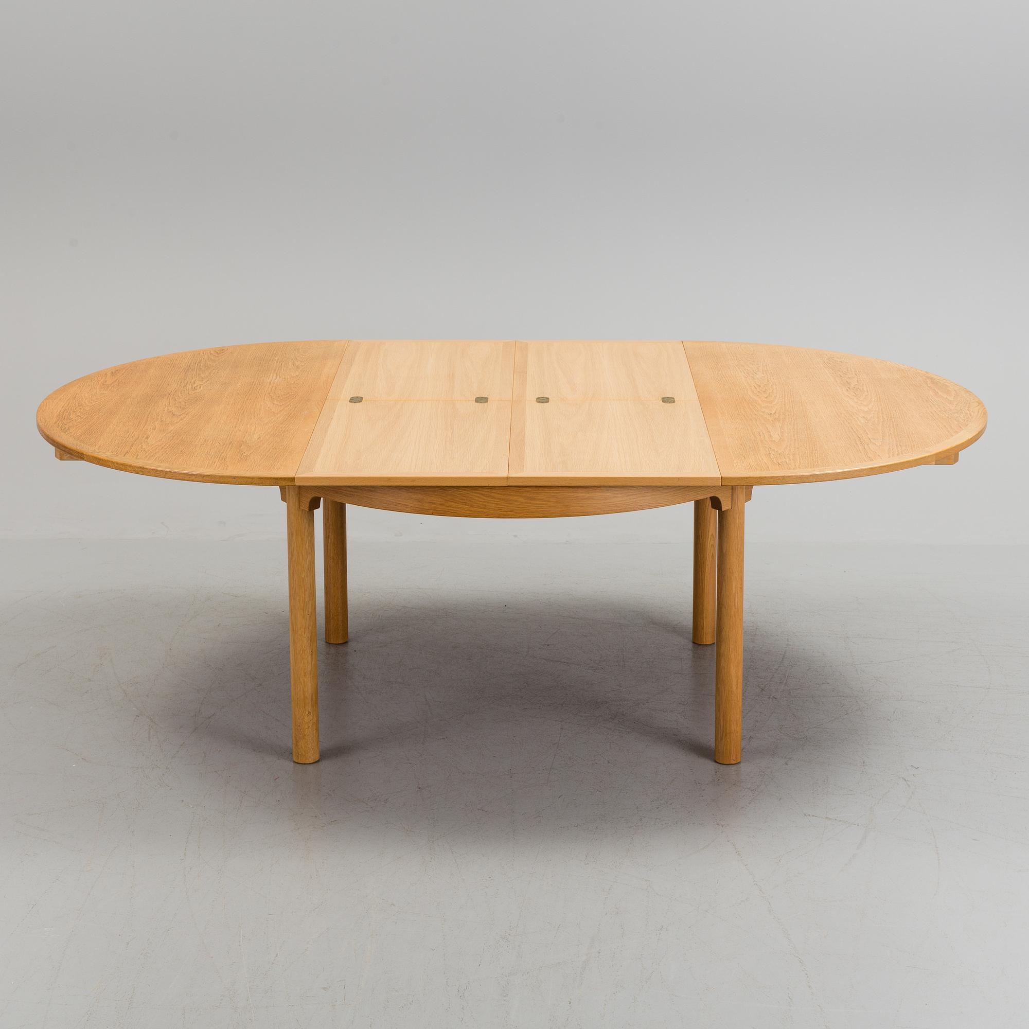 A second half of the 20th century oak Børge Mogensen "Öresund" dining table from Karl Andersson & Söner.