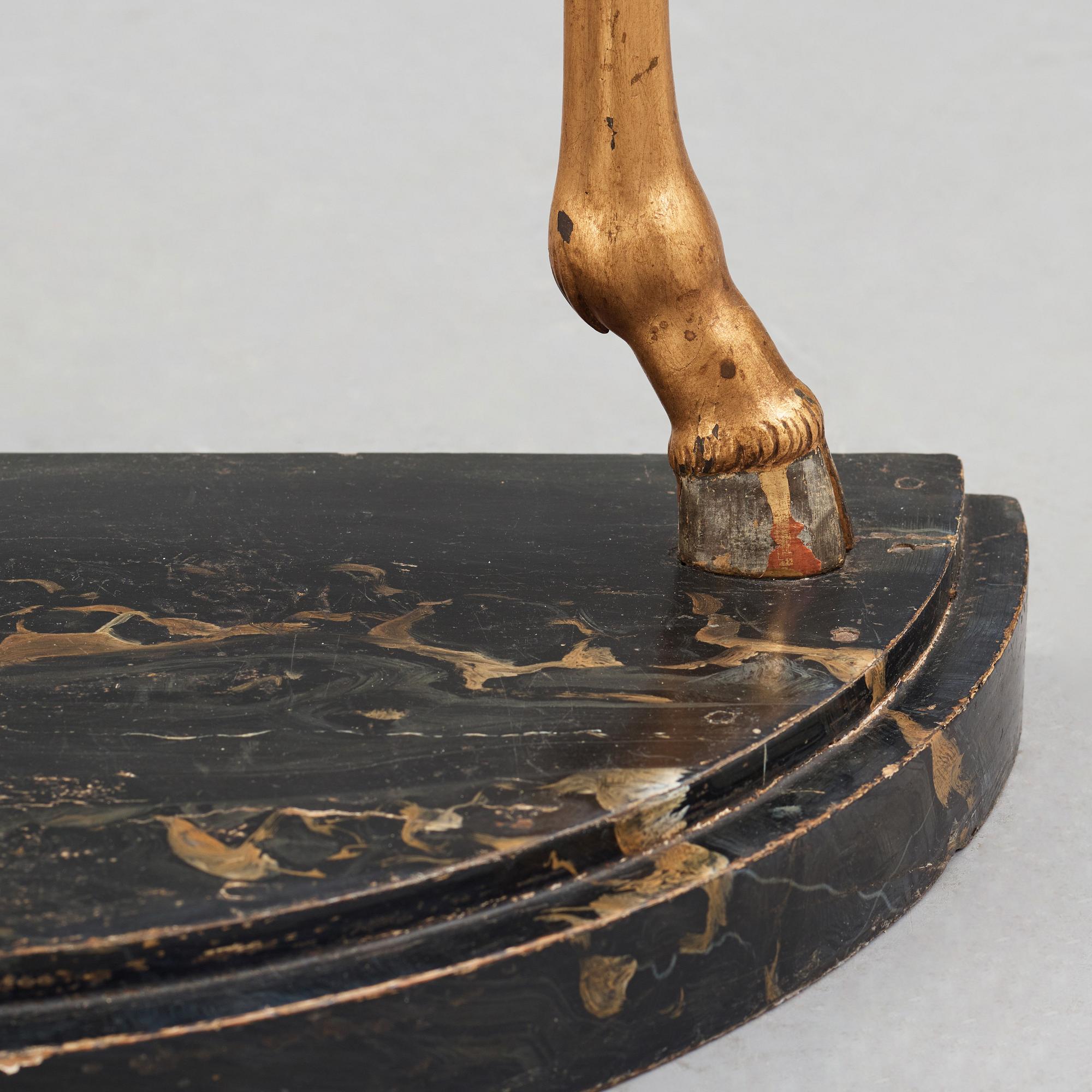 KONSOLBORD, Stockholmsarbete omkring år 1800, Sengustavianskt.