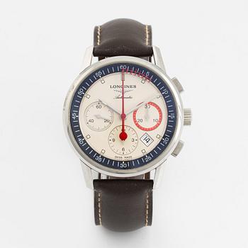 Longines, Heritage Collection, "Column Wheel Chronograph", wristwatch, 41 mm.