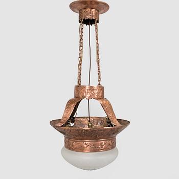 an early 20th century chandelier.