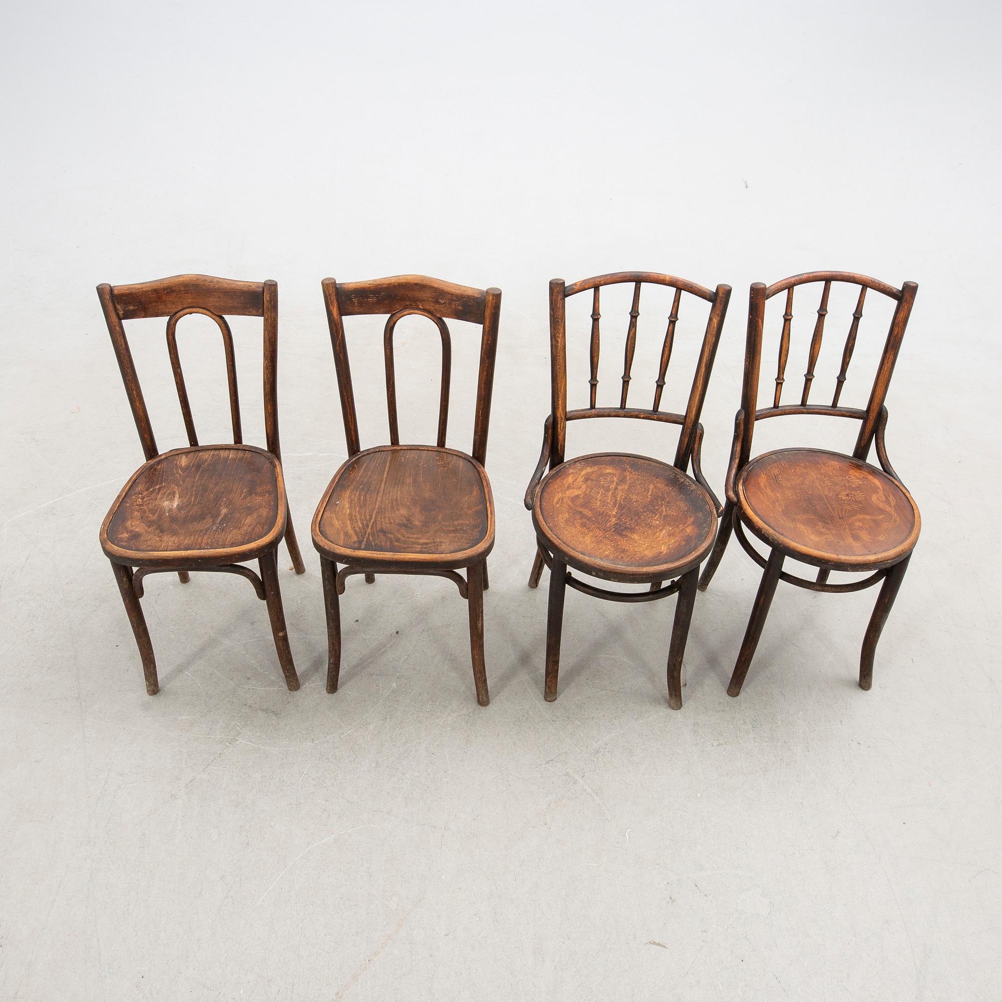 Stolar, 4 st, 1900-talets första del.