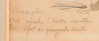 Albert Edelfelt, Dam i Korsett.