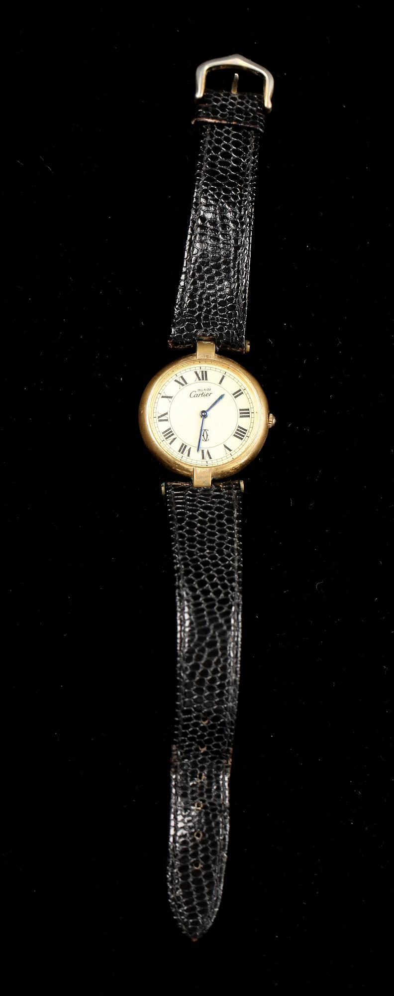 DAMARMBANDUR, förgyllt sterlingsilver, Le Must Cartier.