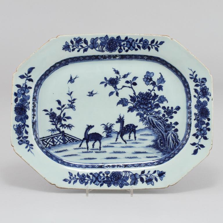 STEKFAT, porslin, Kina, 1700-tal.