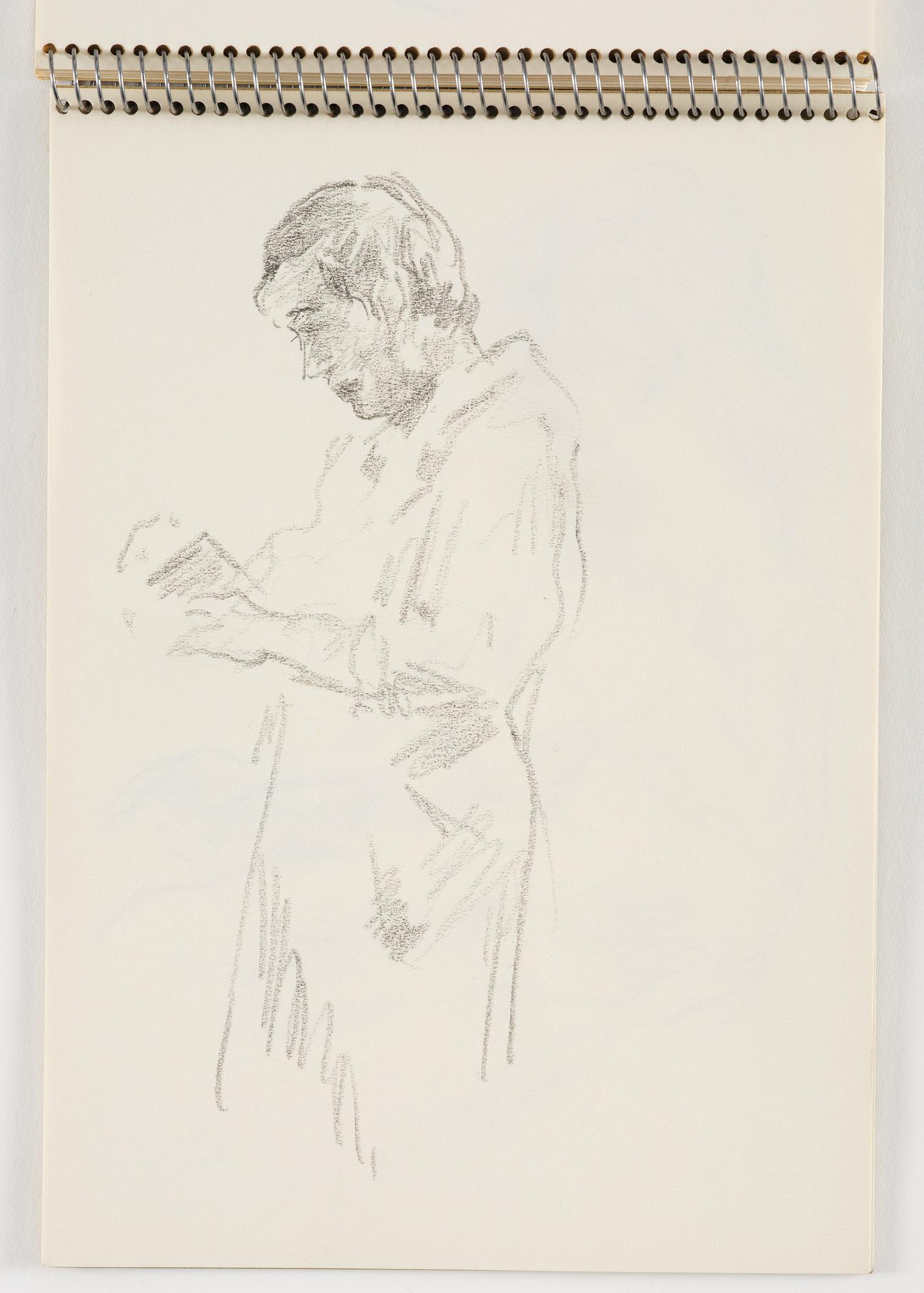 Lotte Laserstein, Skissblock med 19 teckningar varav 1 signerad.