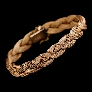 ARMBAND, 18 k guld, 1900-talets andra hälft. Vikt ca 25 gram.