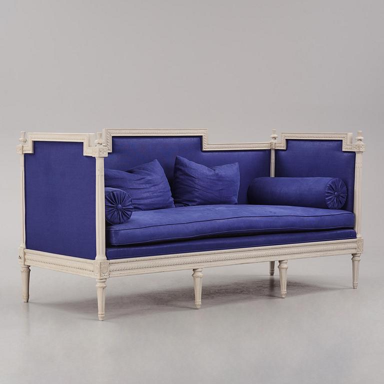 Soffa, sent 1700-tal, Gustaviansk.