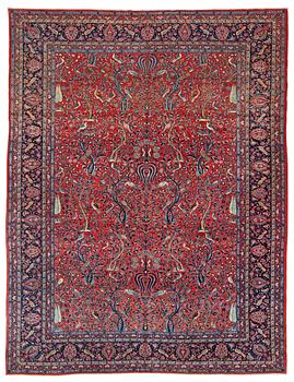 1177. SEMI-ANTIQUE KASHAN, so called Dabir.