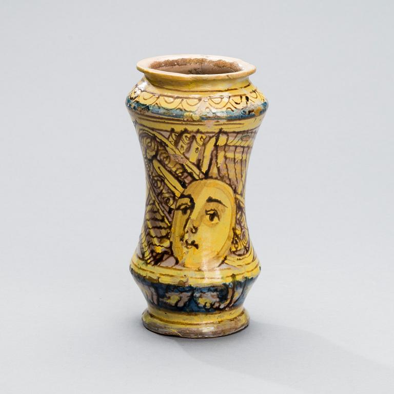 ALBARELLO, majolica, Italy 16th century.