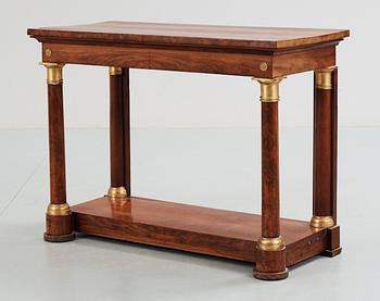 532. A Swedish Empire console table, 19th Century.
