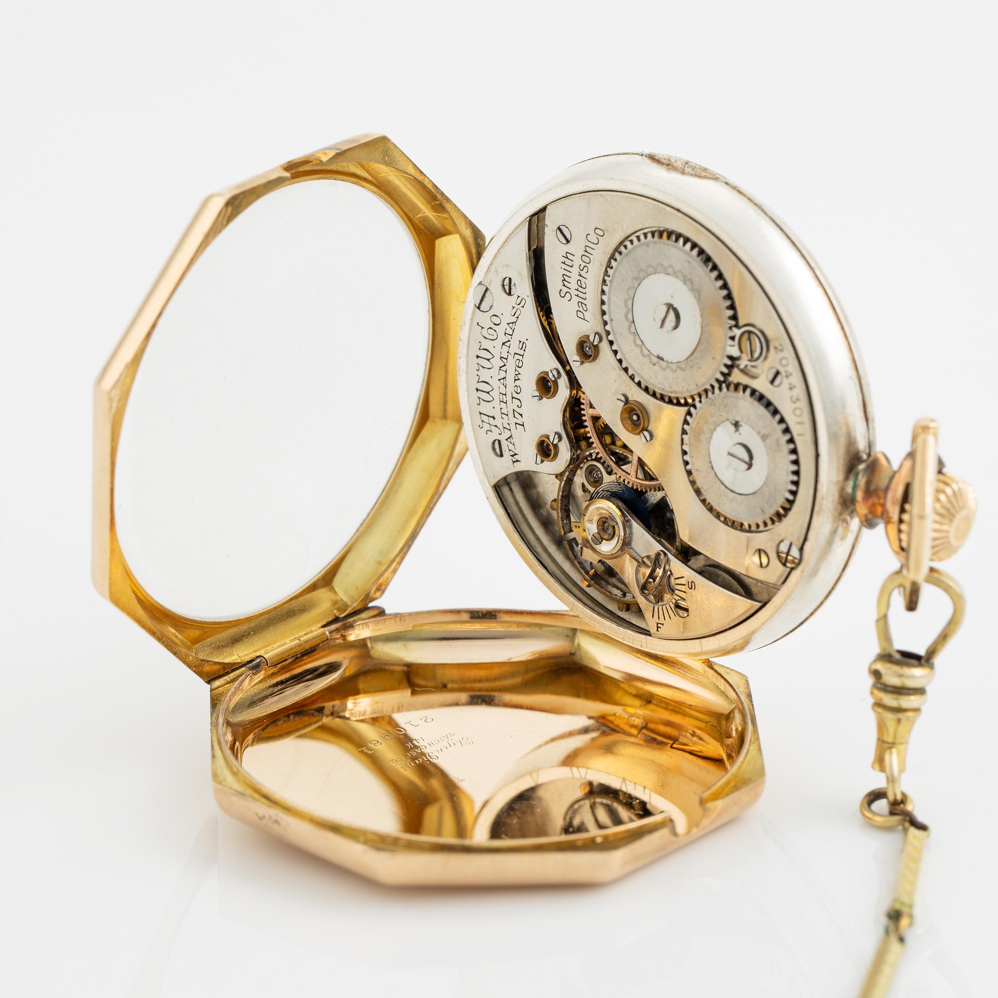 Waltham, pocket watch, 43 mm.