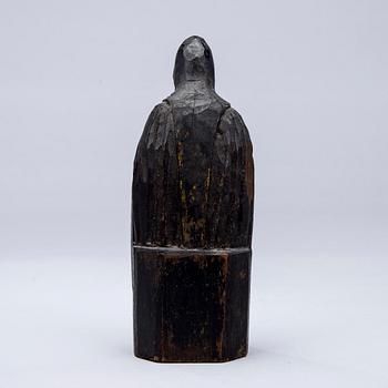 SKULPTUR, trä, 1800-tal, Ryssland.