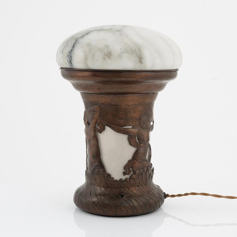 Bordslampa, jugend, 1900-talets början.