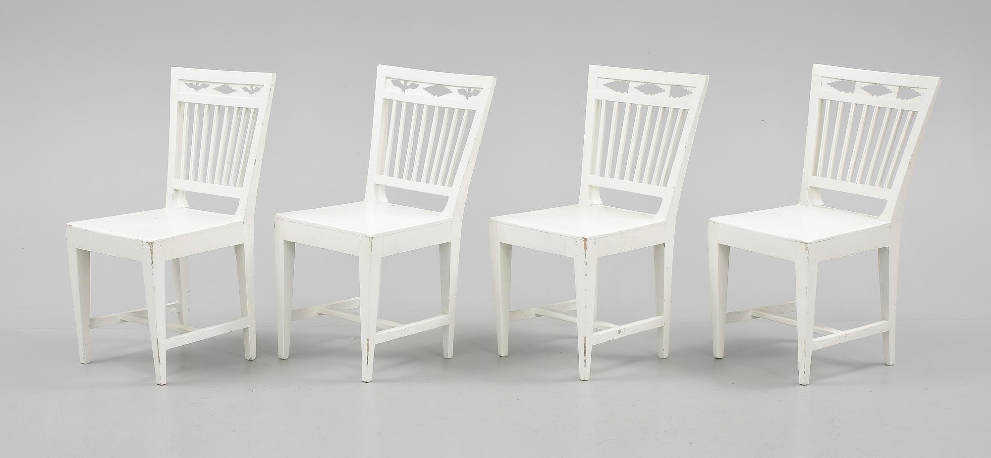 STOLAR, 2+2, Gustavianska, Ångermanland, 1800-talets första hälft.