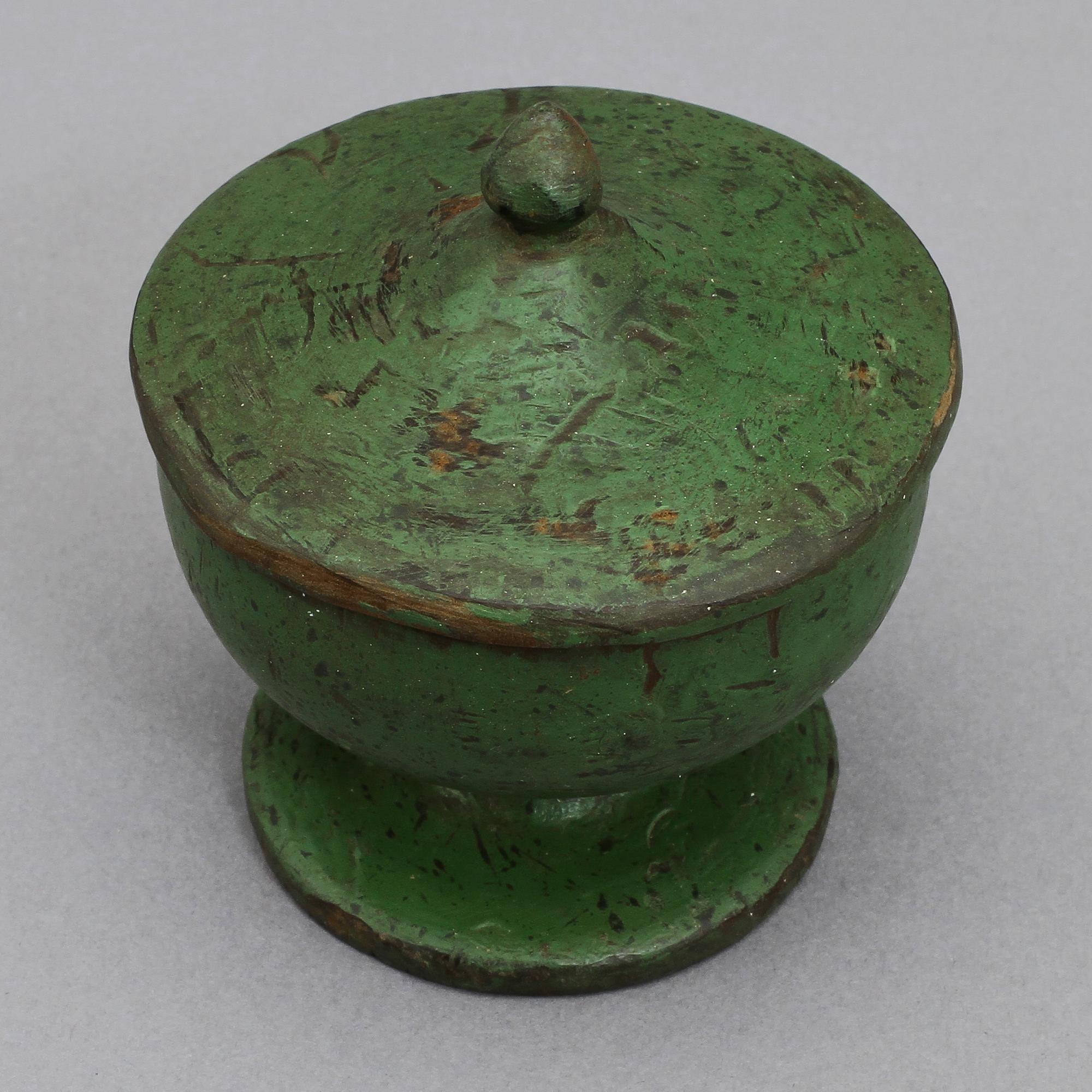 LOCKASK, trä, allmoge, 1800-tal.