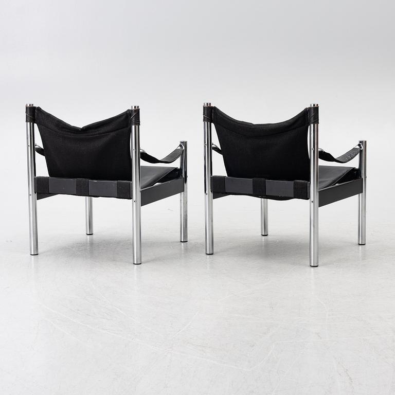 A pair of armchairs, Johansson Design, Markaryd, second half of the 20th century.