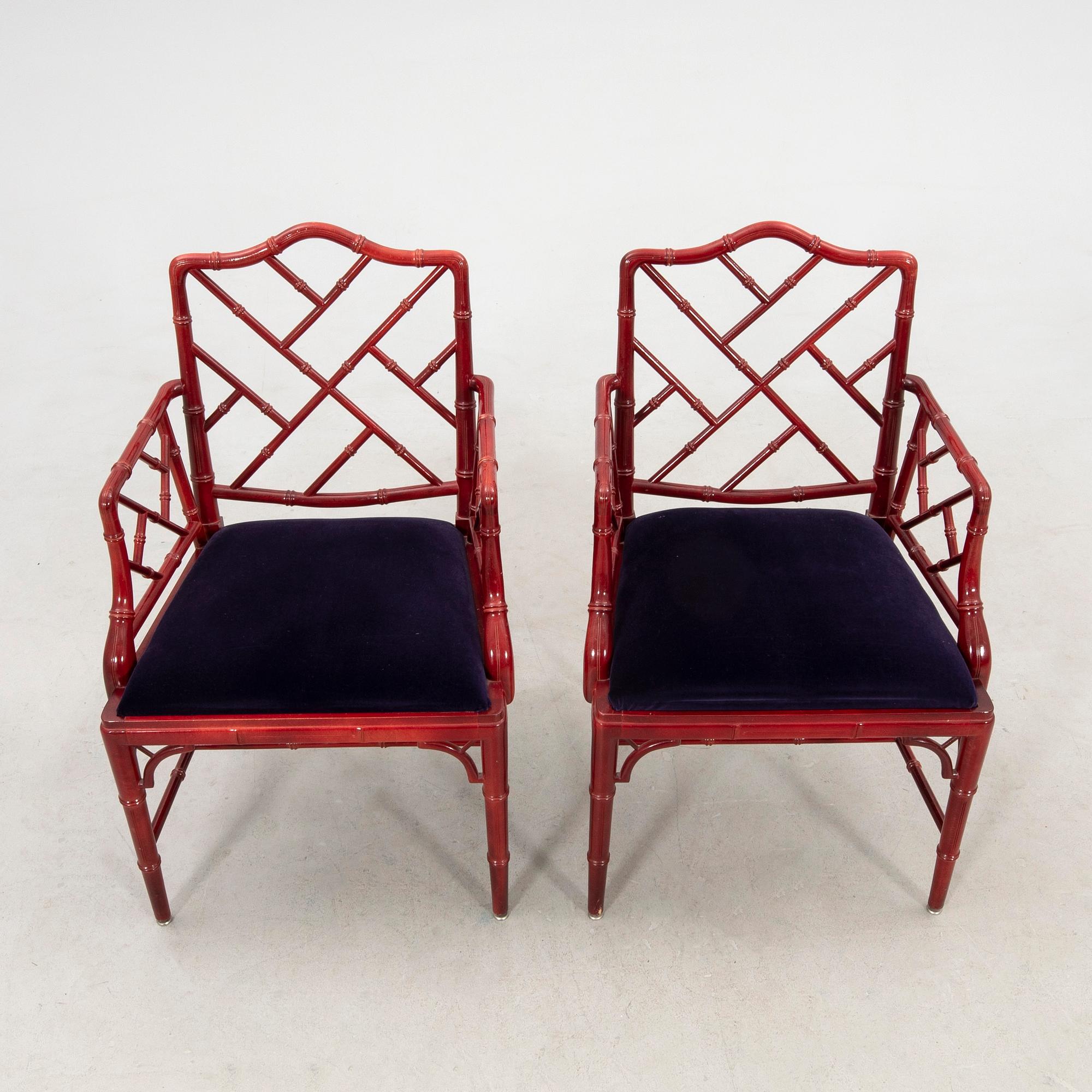 A seven-piece dining suite by Miranda of Sweden, second half of the 20th century.