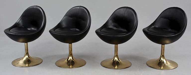 STOLAR, 4 st, "Venus", Johansson Design, 1900-talets andra hälft.
