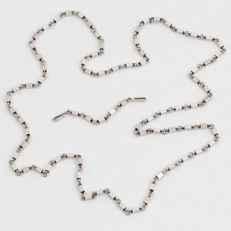 Wiwen Nilsson, halsband/collier, Lund 1944, sterling silver.