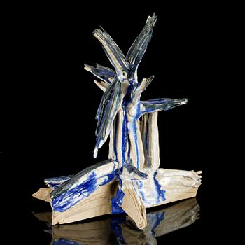 HERTA HILLFON, skulptur,  stengods, sign o dat 1962.