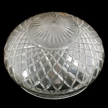 LAMPKUPA, glas, 1900-talets första hälft.