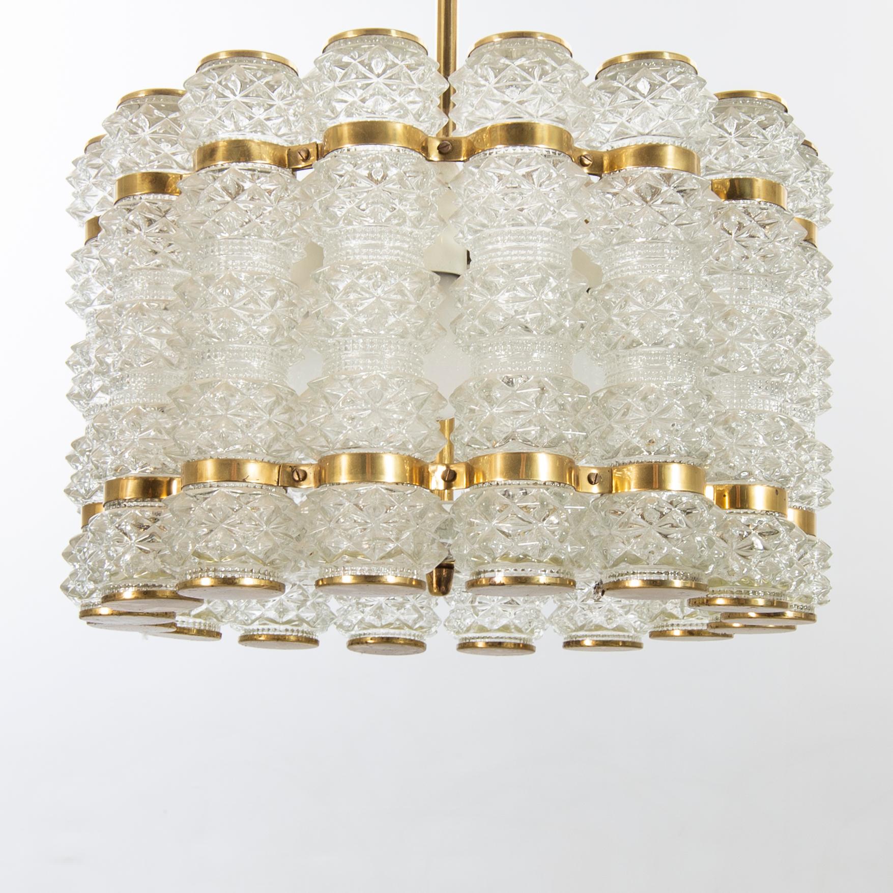 Taklampa Konsthantverk Tyringe 1900-talets mitt.