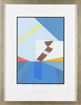 GÖRAN AUGUSTSON, serigrafi, signerad, daterad -93 och numrerad 54/120.