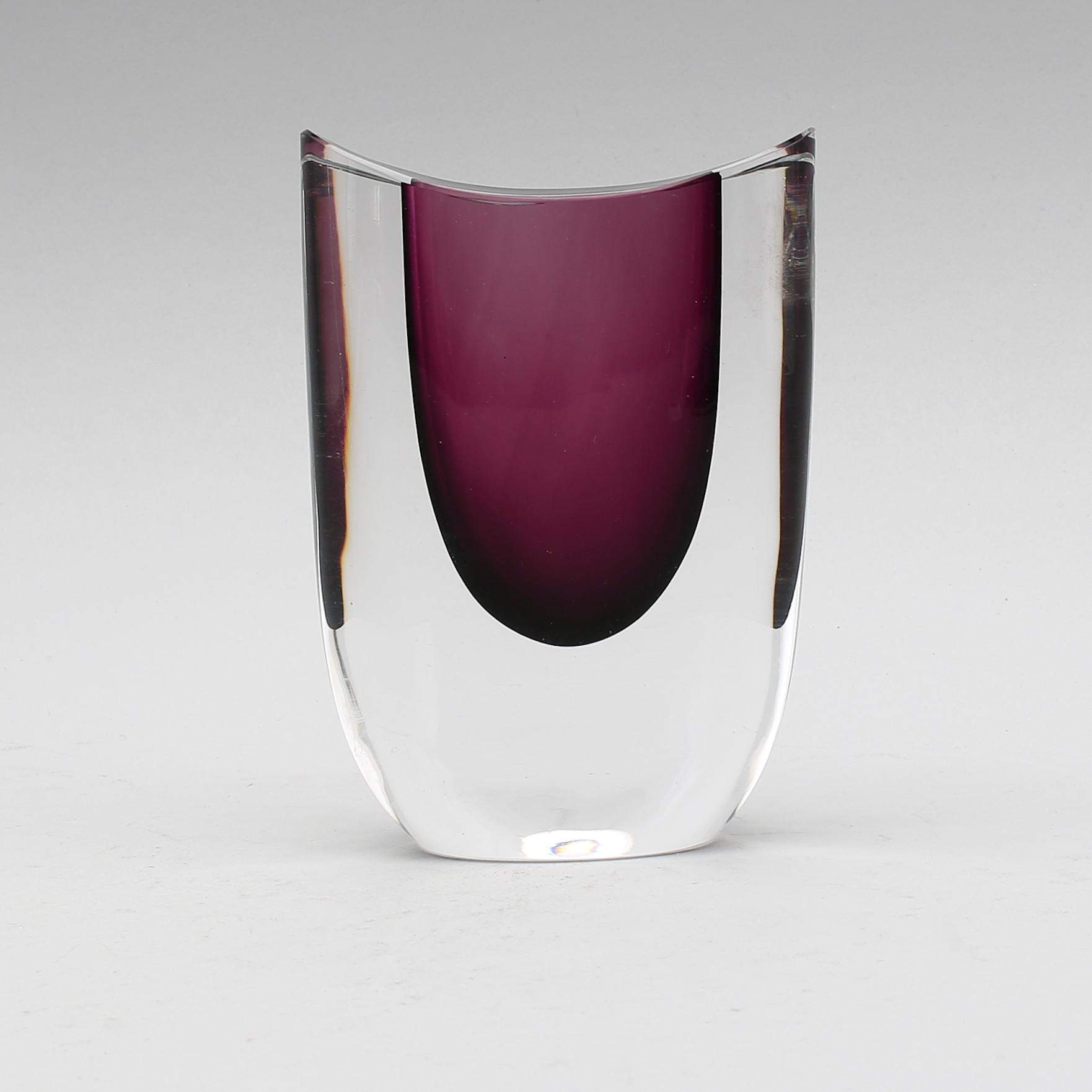 VAS, glas, Ernst Gordon, Åfors, signerad.