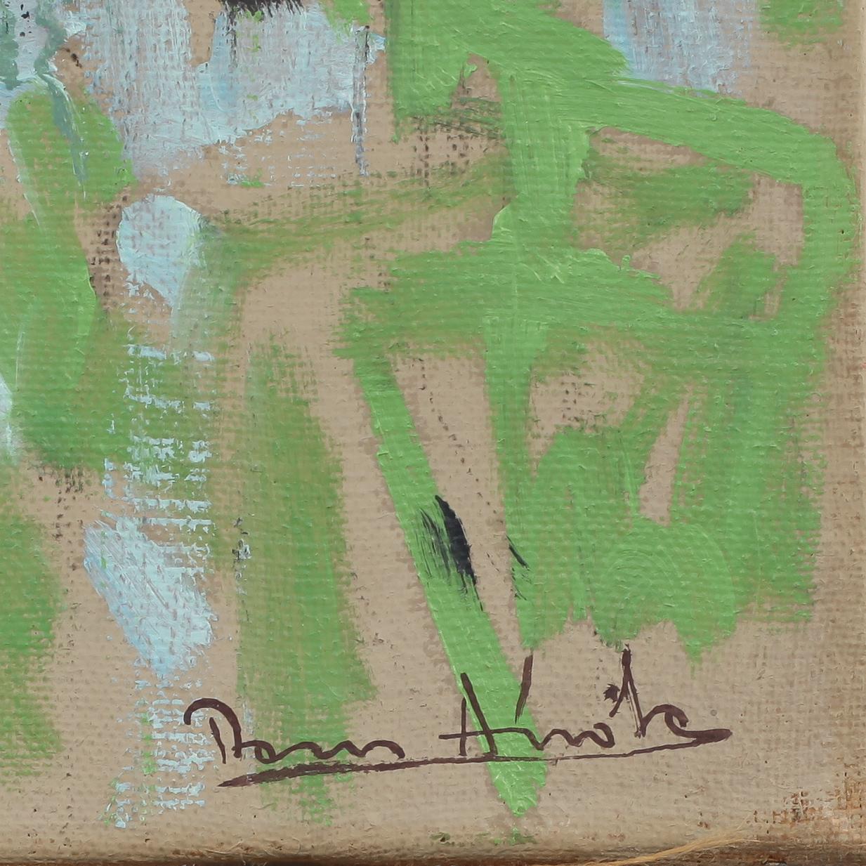 OKÄND KONSTNÄR, olja på duk, signerad, 1900-tal.