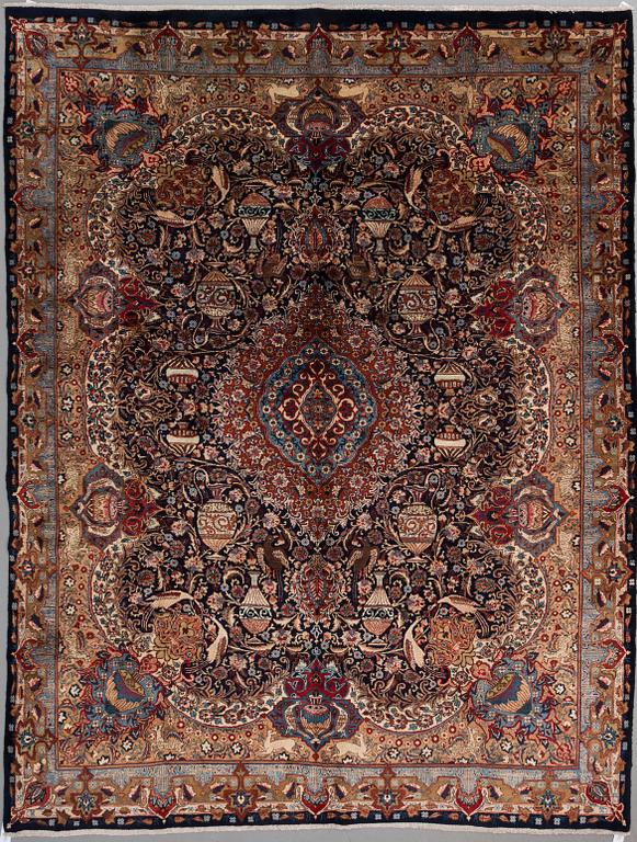 A CARPET, Kashmar, around 379 x 293 cm.