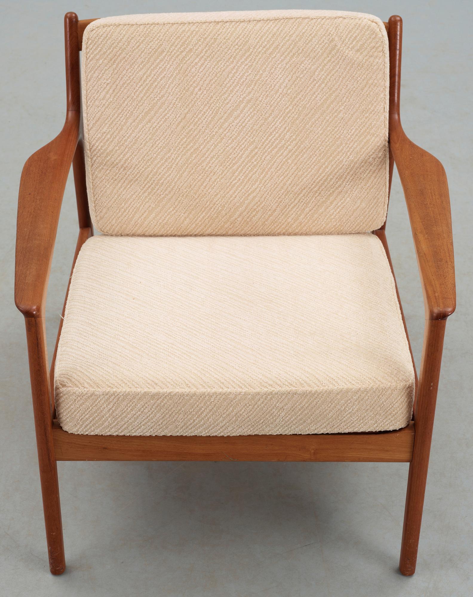 FÅTÖLJ, "USA 75", Folke Ohlsson, Dux, omkring 1900-talets mitt.