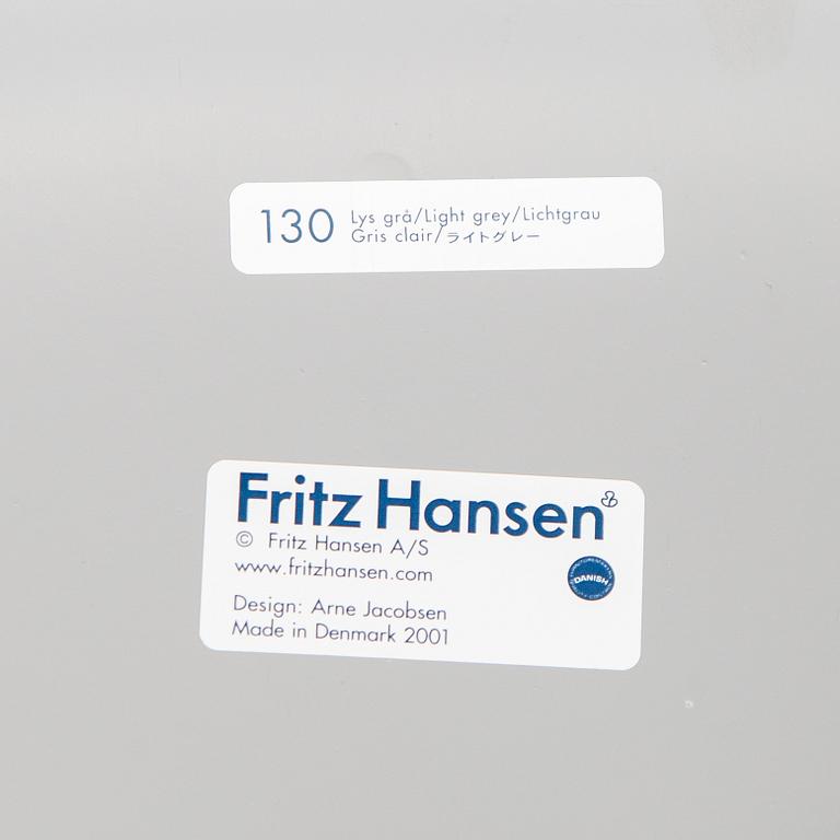 ARNE JACOBSEN, four 'Series 7' chairs from Fritz Hansen, Denmark.