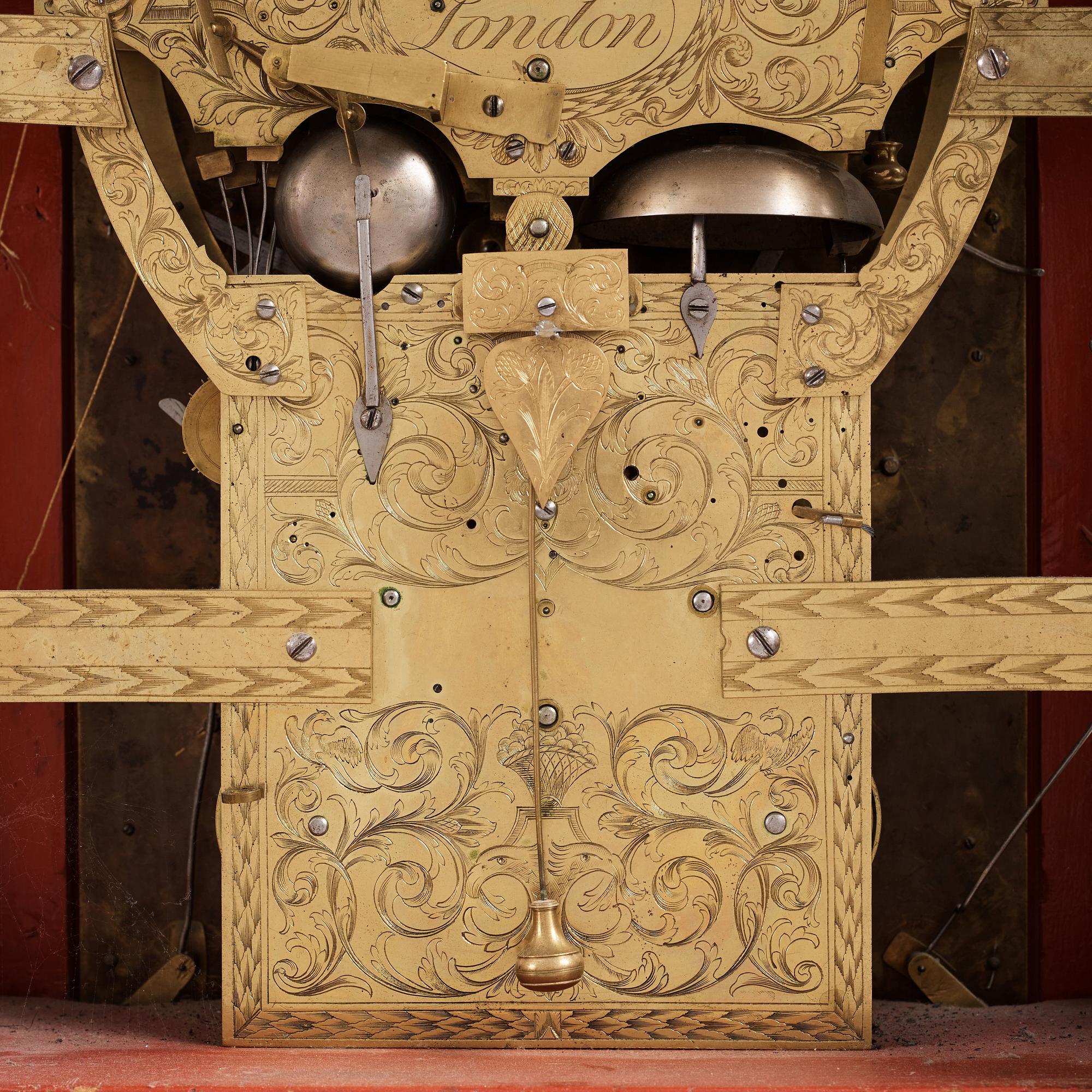 Konsolur, av Thomas Hally London, omkring år 1700, Barock, fodral Sverige 1700-talets mitt, Rokoko.