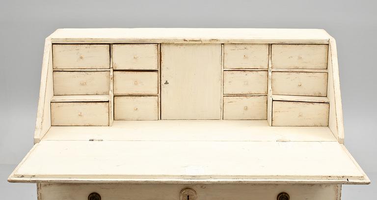 SEKRETÄR, gustaviansk stil, sekelskiftet 1800/1900-tal.