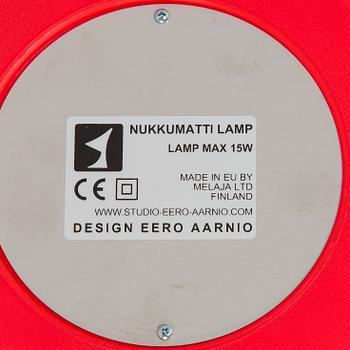 Eero Aarnio, pöytävalaisin, "Nukkumatti, Melaja Oy 2010.