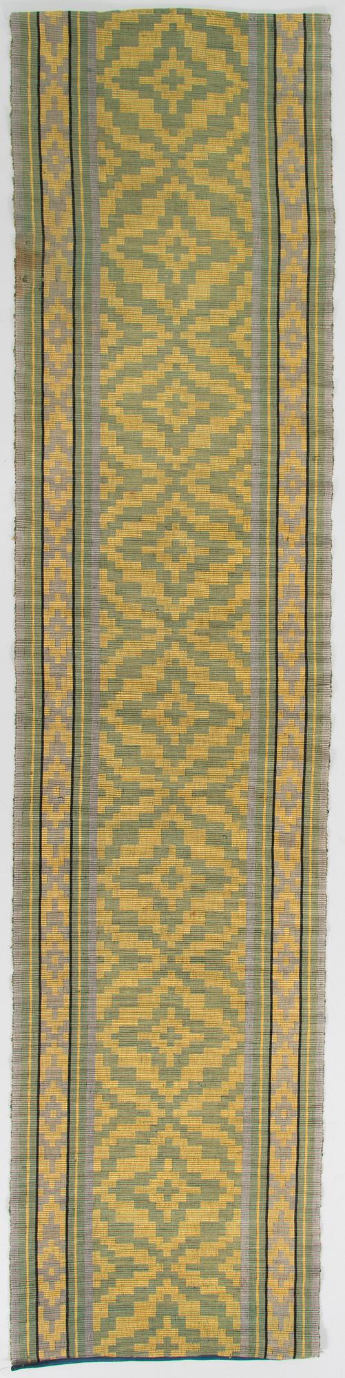 Matta / gallerimatta, tidigt 1900-tal. 230 x 55 cm.