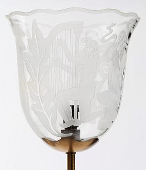BO NOTINI, golvarmatur, Glössner & Co, Stockholm 1940-tal.