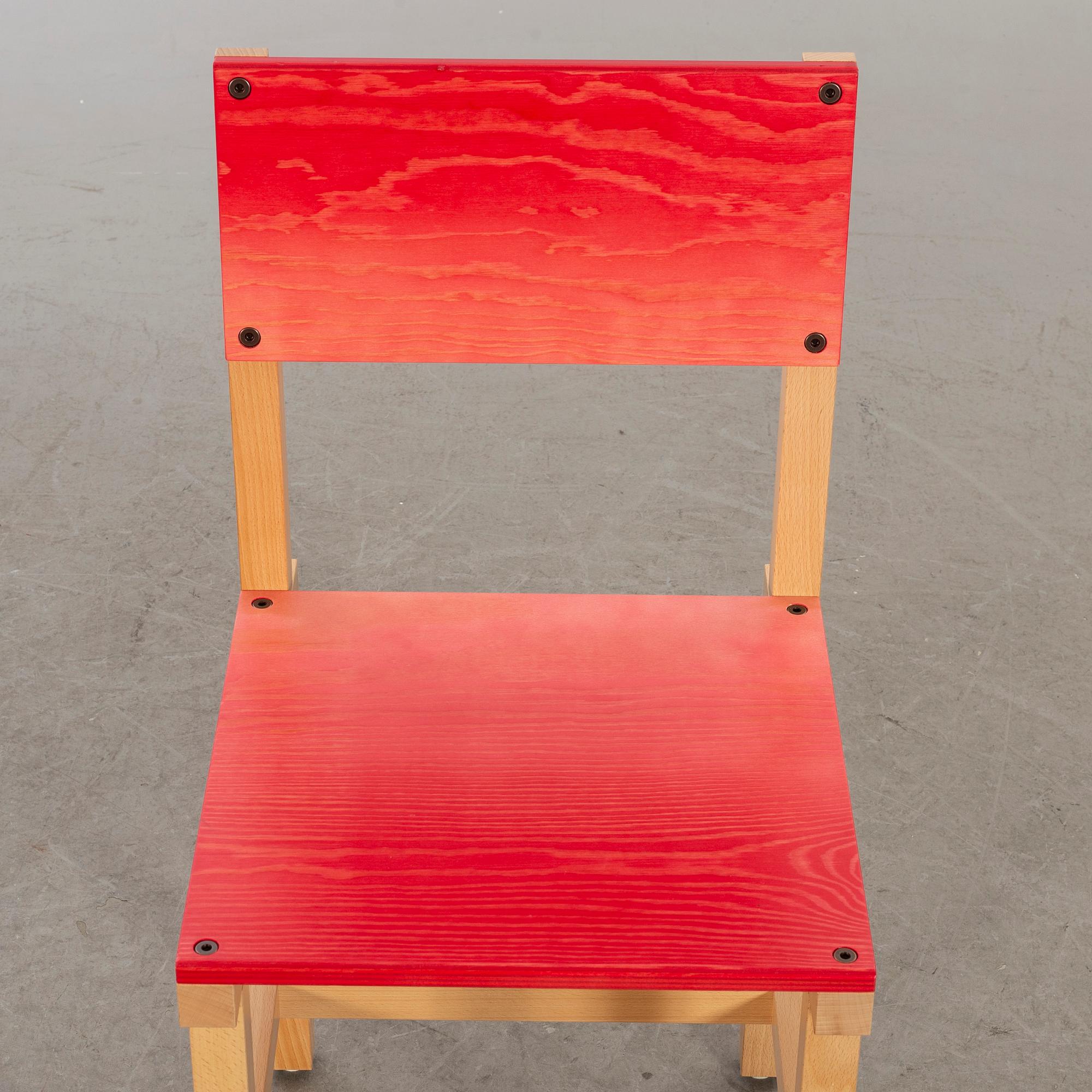 FREDRIK PAULSEN, "Röhsska"Designbaren, chair, Blå Station 2020, Chair 52/102.