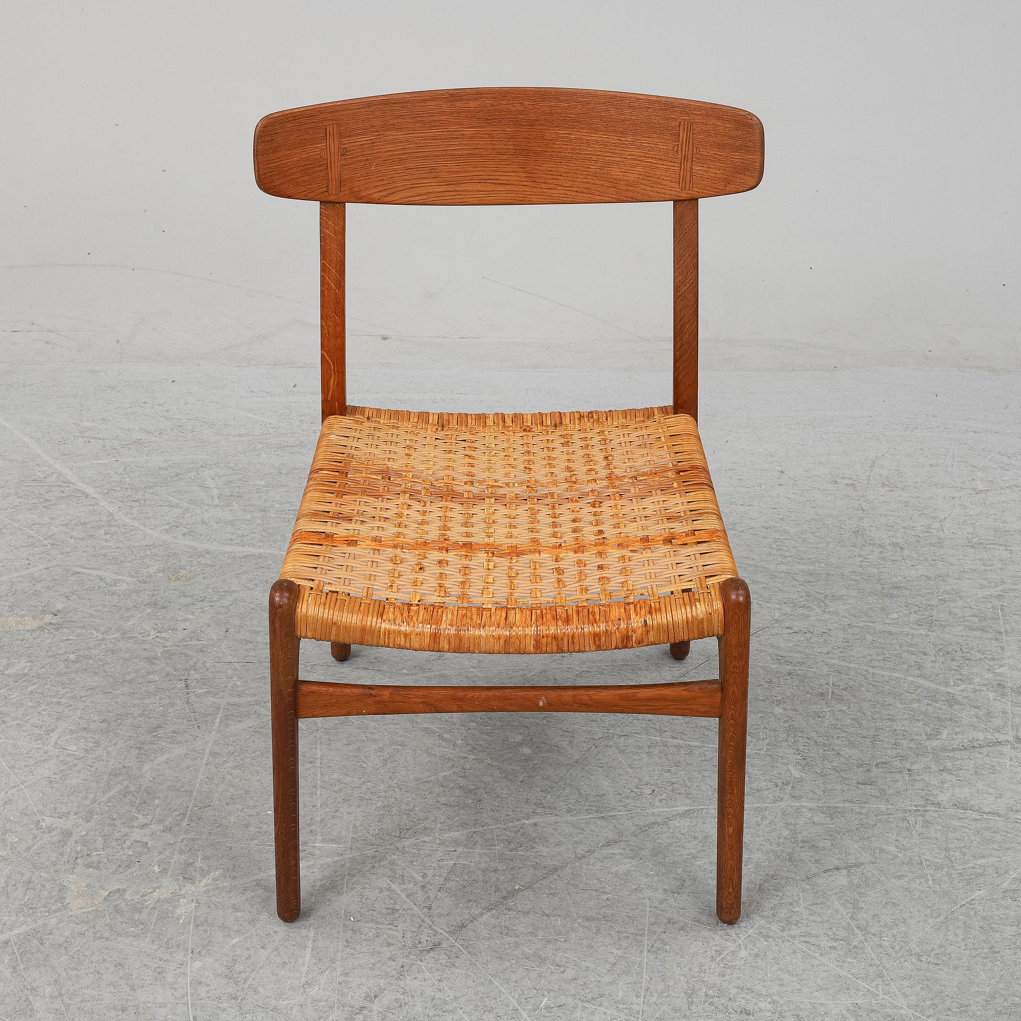 HANS J WEGNER, stol,  "Spisestolen" CH-23, för Carl Hansen.