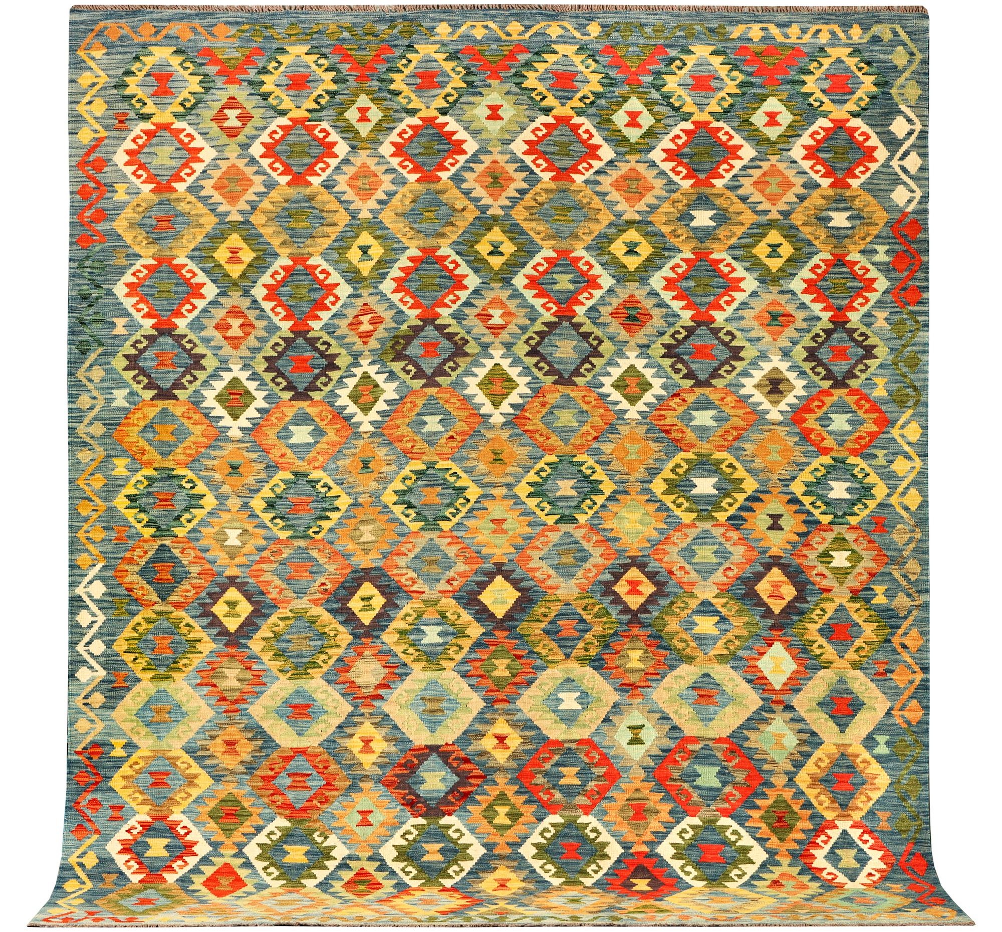 A Kilim carpet, c. 295 x 261 cm.