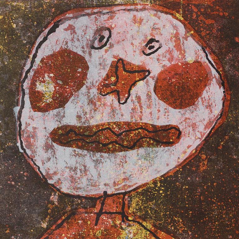 Jean Dubuffet, "Personnage au costume rouge".